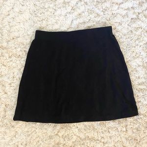 Black 90s Slinky Skirt